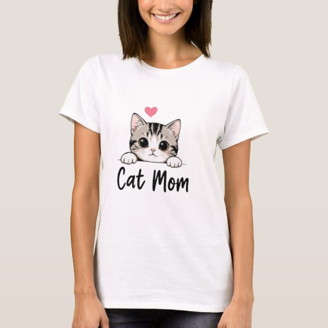 Cat Mum T-Shirt (Front)