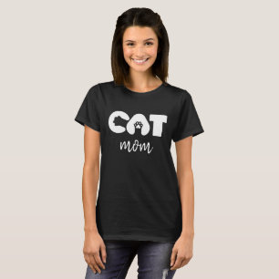 Cat Mum T-Shirt – Cute pow with letter cat