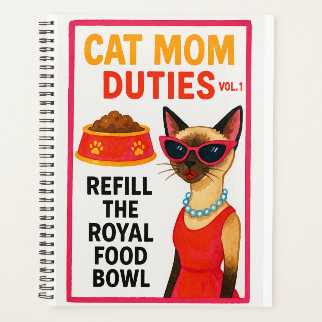 Cat Mum to do list  Planner (Front)