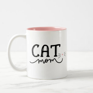 Cat Mum Two-Tone Coffee Mug