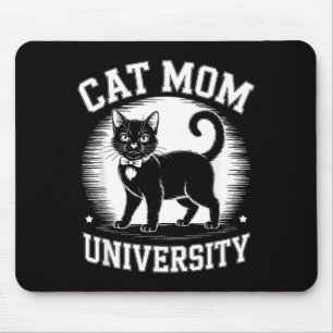 Cat Mum University Mouse Mat