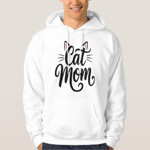 Cat Mum Whiskers and Ears Hoodie