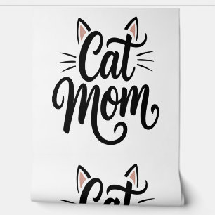 Cat Mum Whiskers and Ears Wallpaper