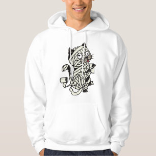 cat mummy costume halloween hoodie