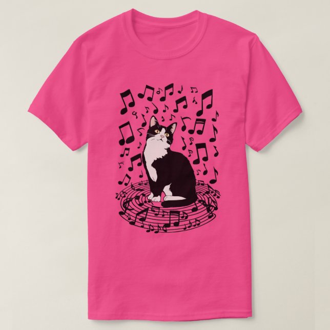 cat music 1 T-Shirt (Design Front)