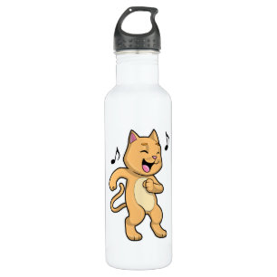 Cat Music Dance 710 Ml Water Bottle