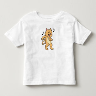 Cat Music Dance Toddler T-Shirt