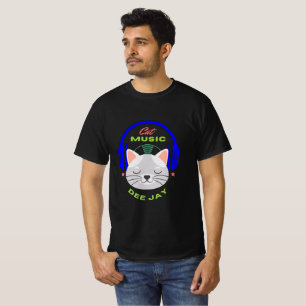 Cat Music Dee Jay T-Shirt