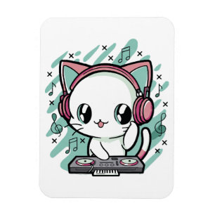 cat music magnet