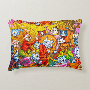 Cat Musical Band Decorative Cushion