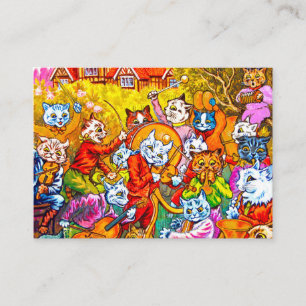Cat Musical Band Enclosure Card