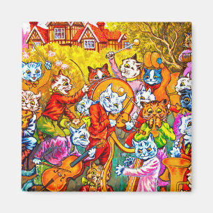 Cat Musical Band Magnet