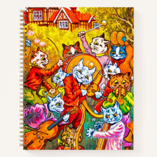 Cat Musical Band Notebook