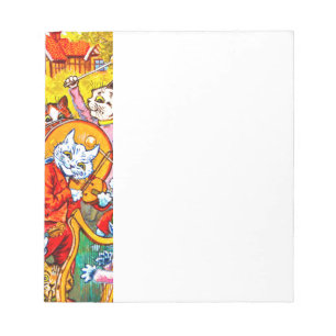 Cat Musical Band Notepad