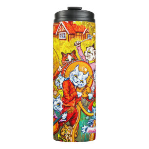 Cat Musical Band Thermal Tumbler
