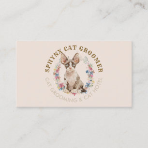 Cat Nail Trim Home Service Business Card