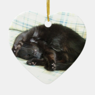 cat nap ceramic tree decoration