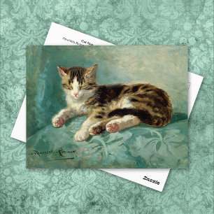 Cat Nap Henriëtte Ronner-Knip Postcard