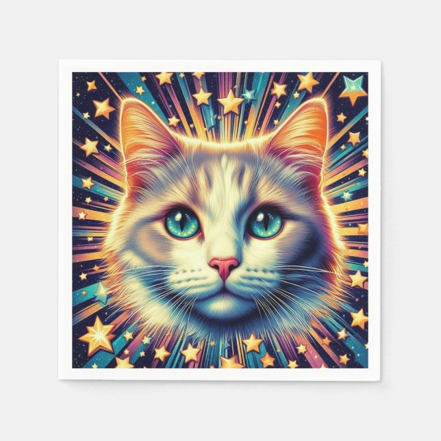 Cat napkins! napkin (Front)