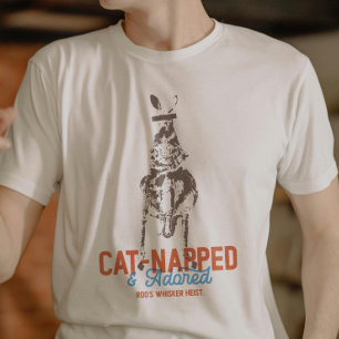Cat-Napped Funny Cat Pun Kangaroo Weirdcore