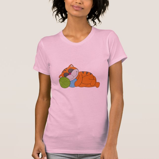 Cat Napping Tshirts and Gifts (Front)