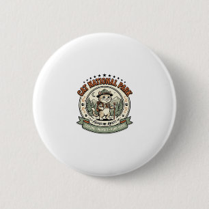 Cat National Park Cat National Park Poster Cat Vin 6 Cm Round Badge