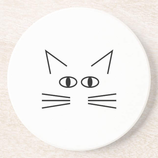 Cat neb contour coaster (Front)
