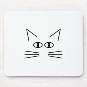 Cat neb contour mouse mat