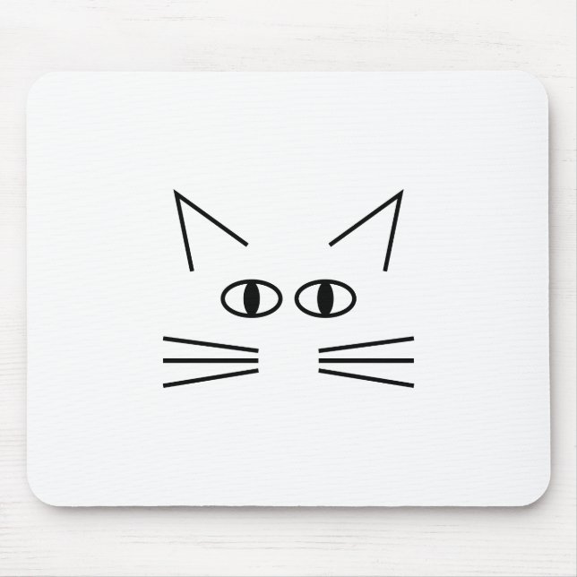 Cat neb contour mouse mat (Front)