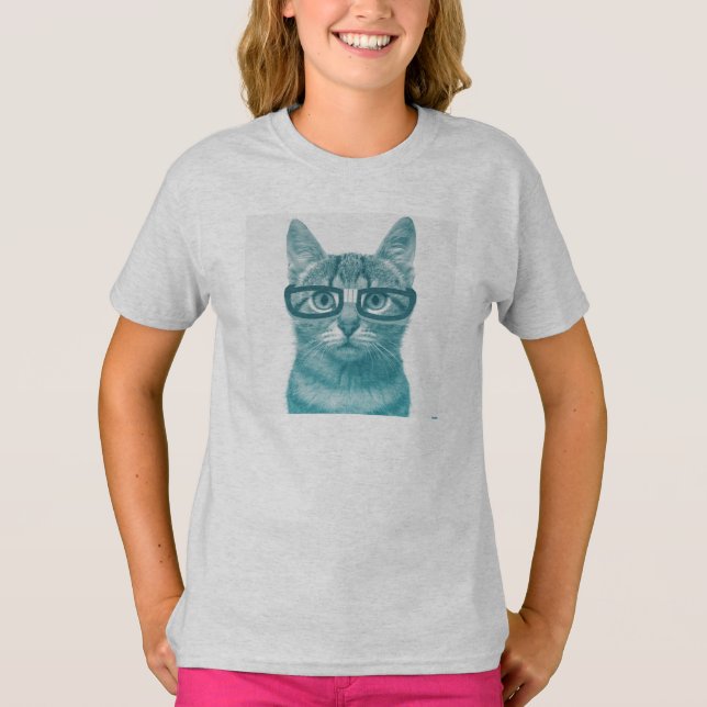 Cat Nerd T-Shirt (Front)