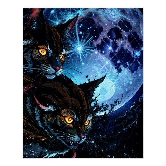 Cat Night  Poster (Front)