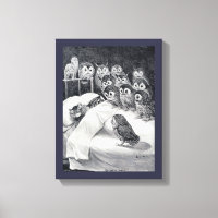 Cat Nightmare Owl Bird, Louis Wain