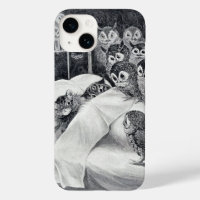 Cat Nightmare Owl Bird, Louis Wain Case-Mate iPhon