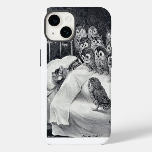 Cat Nightmare Owl Bird, Louis Wain Case-Mate iPhon iPhone 14 Case