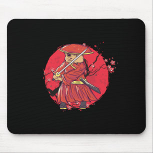 Cat Ninja Katana Kendo Sword Japan Samurai Gift Mouse Mat