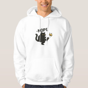 Cat No Kings In America Hoodie