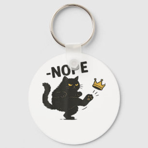 Cat No Kings In America  Key Ring