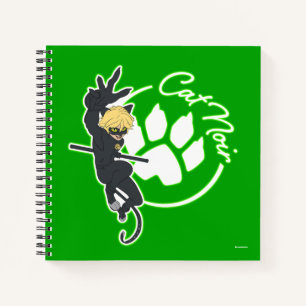 Cat Noir Badge Notebook