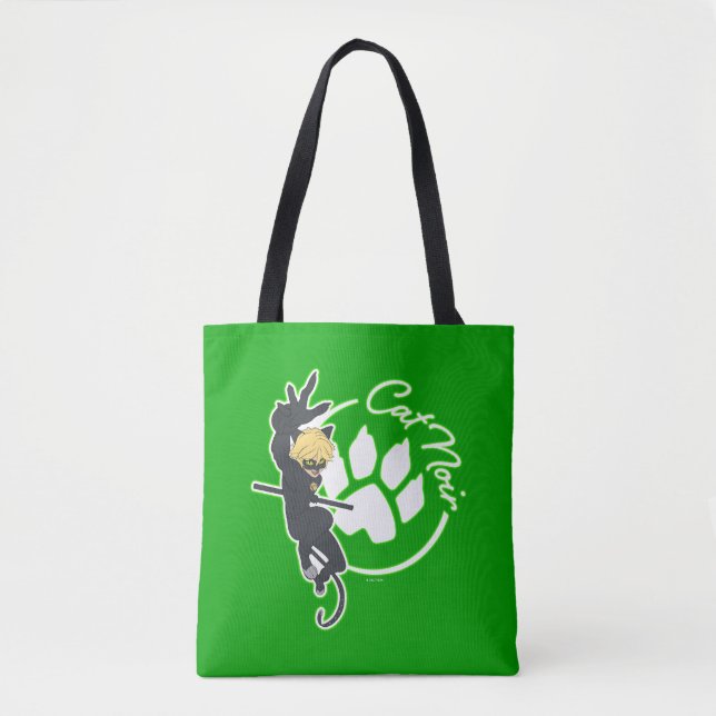 Cat Noir Badge Tote Bag (Front)