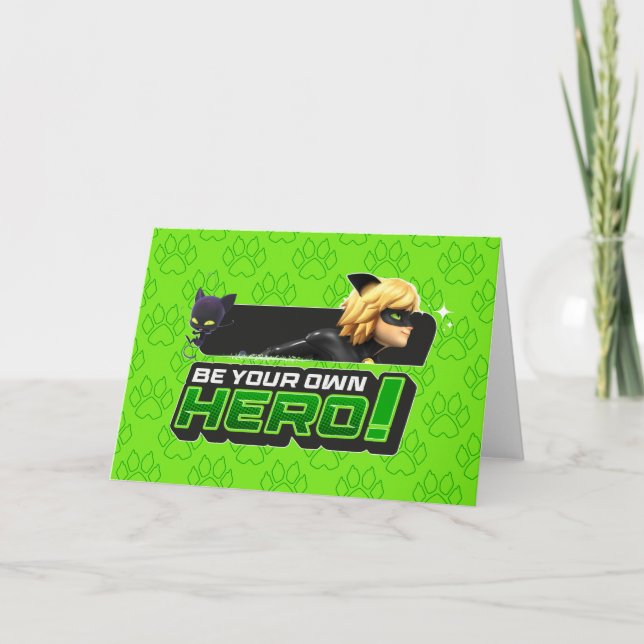 Cat Noir | Be Your Own Hero Card (Front)