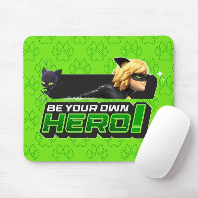 Cat Noir | Be Your Own Hero Mouse Mat (With Mouse)