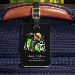 Cat Noir Claws Out Graphic Luggage Tag