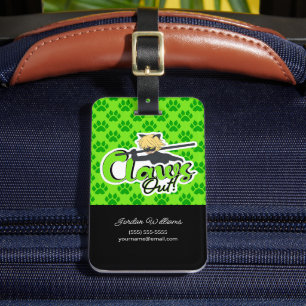 Cat Noir Claws Out! Luggage Tag