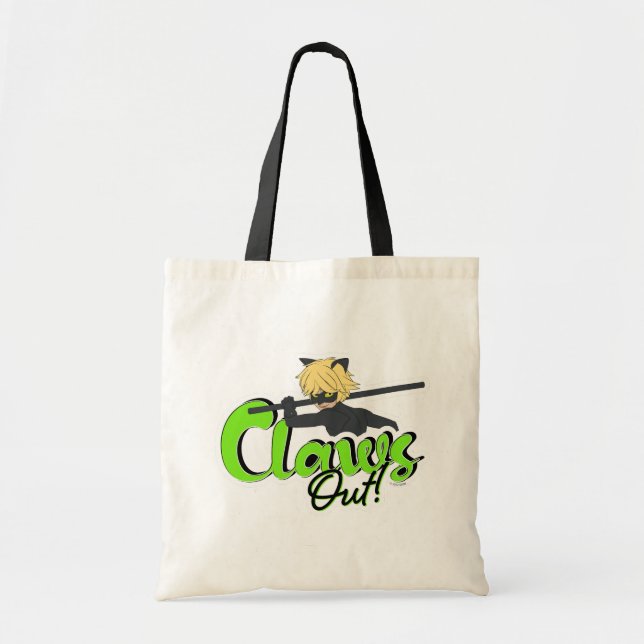 Cat Noir | Claws Out! Tote Bag (Front)