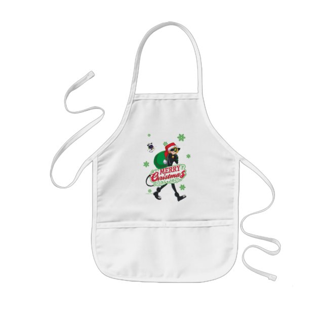 Cat Noir | Merry Christmas Kids Apron (Front)