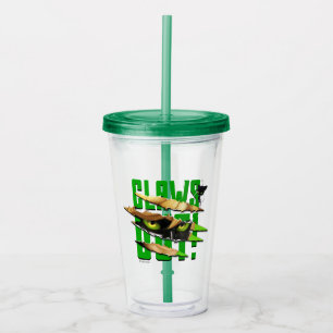 Cat Noir & Plagg   Claws Out Acrylic Tumbler
