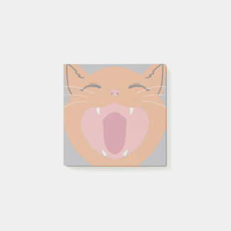 Cat Nom Orange Post-it Notes