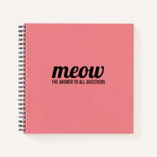 Cat notebook
