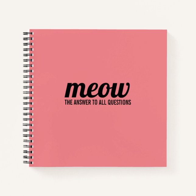 Cat notebook (Front)