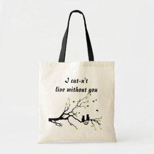 Cat-n't Live Tote Bag